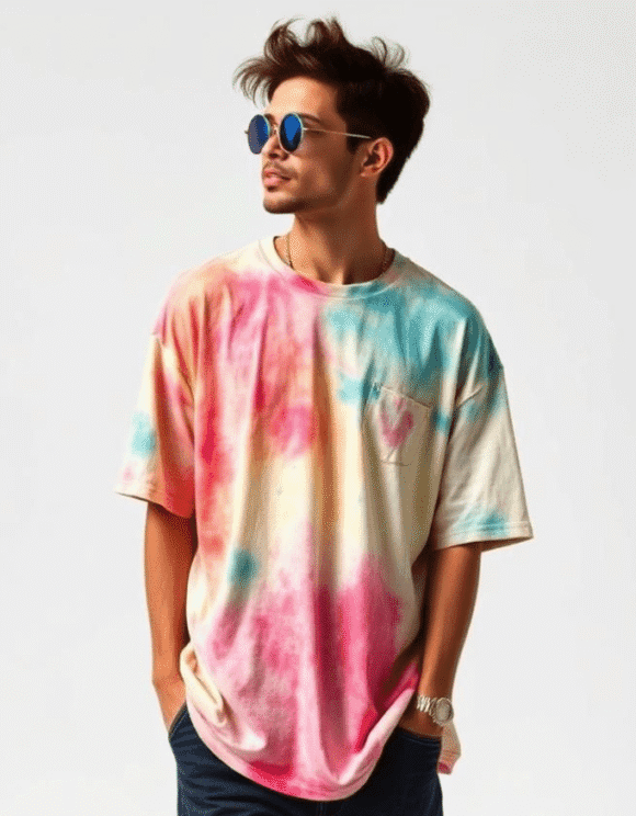 Unisex Acid Washed Oversized Tee