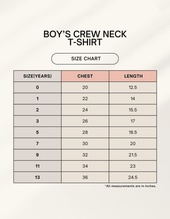 Boy's Crew Neck T-Shirt - Image 20