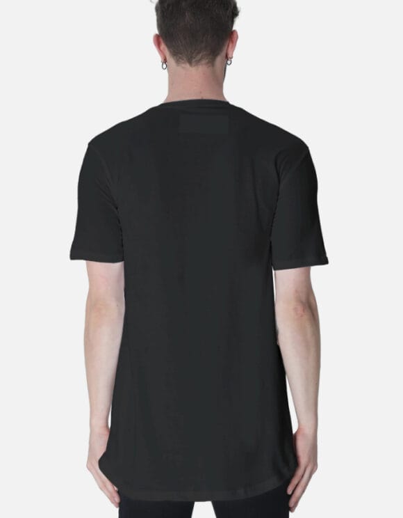 Men's Longline Curved Tee - Image 3