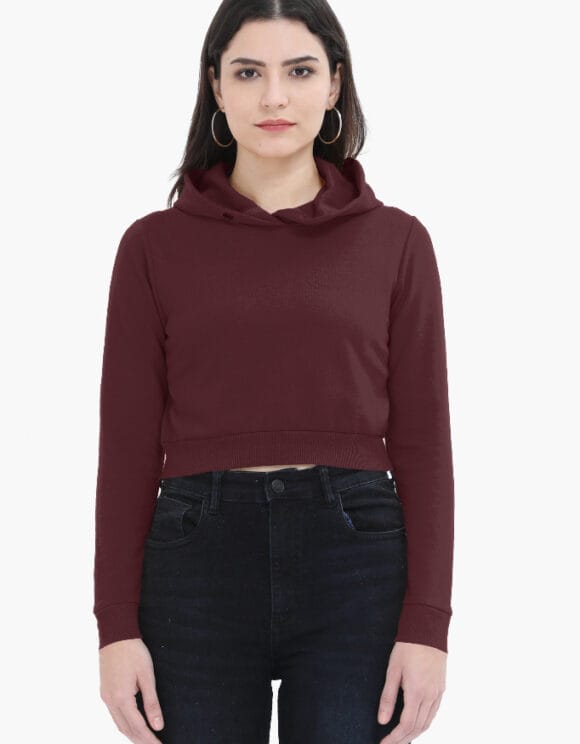 Female Cropped Hoodie - Image 4