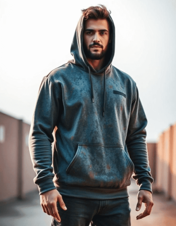 Unisex Acid Washed Hoodie